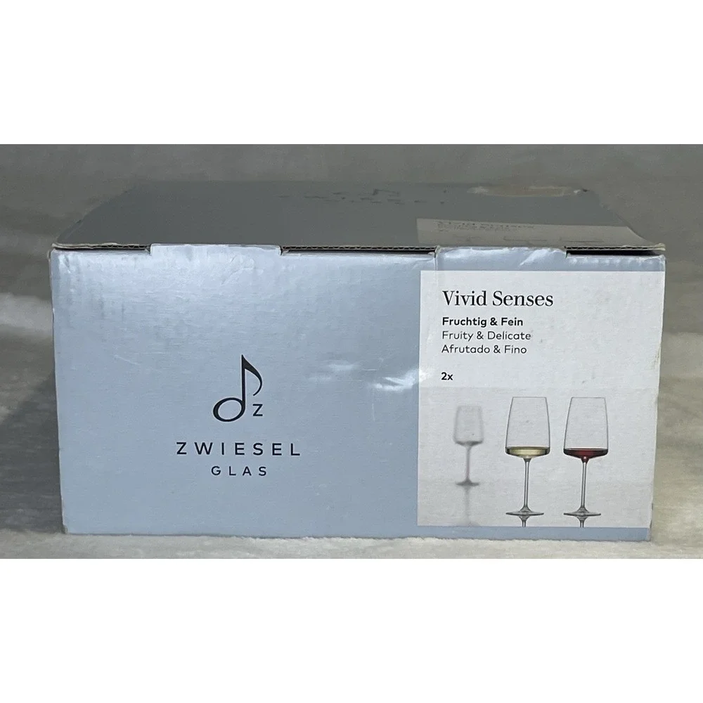 Zwiesel Glas (Glass) Vivid Senses Fruity & Delicate Wine Glasses Set of 2 New